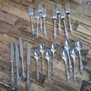 Oneida Community Brahms Posate Inox 5 Pezzi Set di Posti 4 Posti - Foto 1 di 11