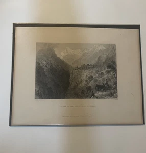 WOW! Szene Im Tal des Nikolaus Litho von 1835 - Bild 1 von 3