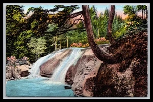 Dianas Bath North Conway White Mountains New Hampshire Postkarte H7 - Bild 1 von 2