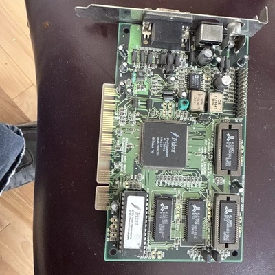 TRIDENT 8257F/R5 TGUI9680-1 - tested working vintage GPU - 1MB PCI - Image 1 of 4