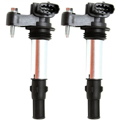 Conjunto de 2 bobinas de ignição para Chevy GMC Acadia Saab 9-3 Cadillac STS Enclave par - Imagem 1 de 4