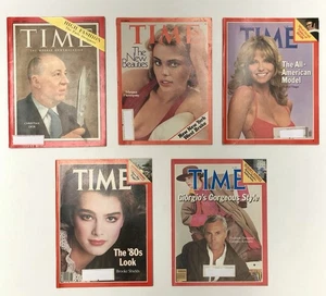 5) Original TIME MAGAZINE 1957 to 1982 Cover Issue, MODELS, Designer DIOR ARMANI - Picture 1 of 12