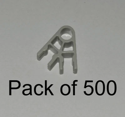 (500) Conectores bidireccionales grises K'nex - Pieza de repuesto estándar a granel KNEX Foto 1 de 2