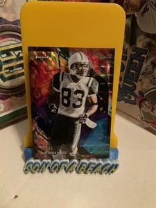 2024 Topps Finest #140 Santana Moss fuoriuscita di olio non comune geometrica SSP/15 getti - Foto 1 di 2