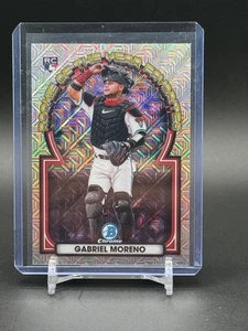 2023 Bowman Chrome Gabriel Moreno Rookie of the Year Favorites Mojo Refractor - Picture 1 of 6