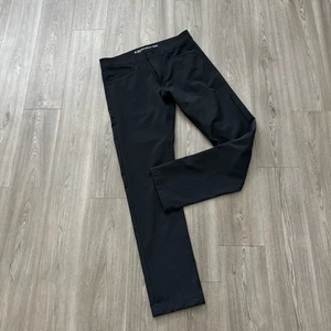 Western Rise Pants Mens 31x32 Black Evolution Slim Hiking Camping Stretch Chino - Picture 1 of 8