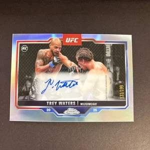 TREY WATERS Rookie Auto Refractor 131/199 2025 Topps Chrome UFC CRA-TW - Picture 1 of 2