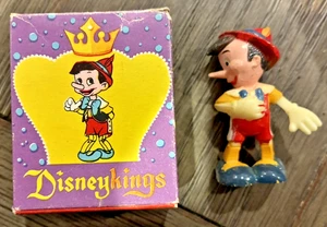 Vintage MARX TOYS Disneykings PINOCCHIO 2" Hand Painted KING SIZE Disney w/BOX - Picture 1 of 11