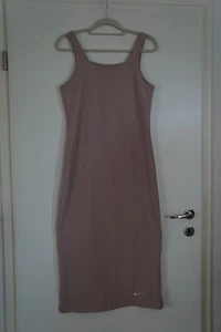 Nike Damen Kleid Größe S Maxi-Länge Beige Sportlich/Fein - Neu - mit Etikett - Bild 1 von 8
