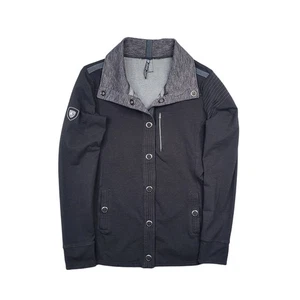 Kuhl Krush Black & Grey Damen Jacke große Druckknöpfe Baumwollmischung - Large Outdoor  - Bild 1 von 15