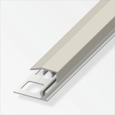 alfer Abschluss-Profil, 8,5 mm 2 m, 19.5 x 7 mm Aluminium eloxiert titan