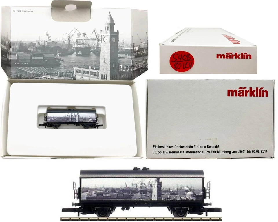 MARKLIN Z SCALE S408  COLLECTOR REFRIGERATOR CAR- C8 In Cardboard Box - Image 1 of 1