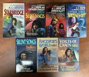 LOT (7) StarBridge von A.C. Crispin, Taschenbücher, Sci-Fi Serie, gebraucht, Vintage - Bild 1 von 6