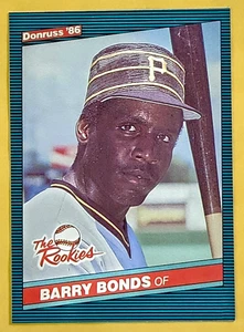 Donruss The Rookies 1986 Barry Bonds Rookie #11 Giants Pirates - Imagen 1 de 2