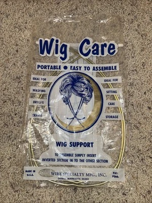 NOS NIP Vintage MCM 12” Metal Wig Rack Stand Display Wire Specialty Mfg USA Made - Image 1 of 4