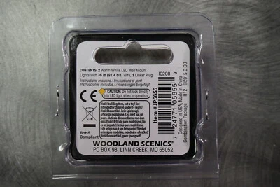 WOODLAND SCENCIS {JP5655}  Wall Mount lights Entry  HO - scale YANKEEDABBLER - Image 1 of 2