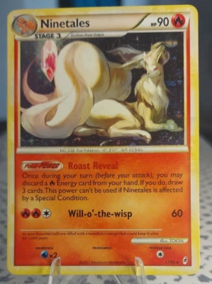 Pokemon Ninetales Holo 17/95 NM - Image 1 of 2