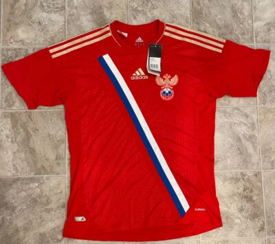 Authentic adidas RUSSIA Youth Large 2011/2012 Football Soccer Jersey Kit Vintage - Image 1 of 3
