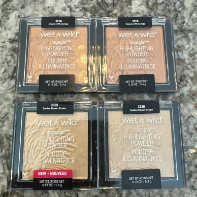PICK COLOR - LOT of 2 - WET N WILD MEGAGLO Highlighting Powder 0.19 oz - Image 1 of 4