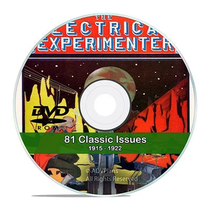The Electrical Experimenter, 81 Issues 1915 - 1922 Science and Invention DVD V47 - Picture 1 of 1