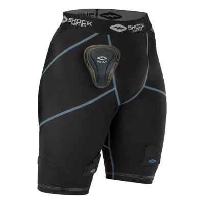 Shock Doctor Girls or Womens Compression Core Hockey Short with Pelvic Protector - Image 1 of 4