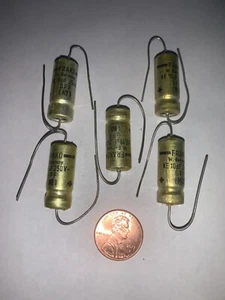 FRAKO 250 Volt 10uF Electrolytic Cap’s Axial GPF (N8) Quantity Of (5) New - Picture 1 of 12