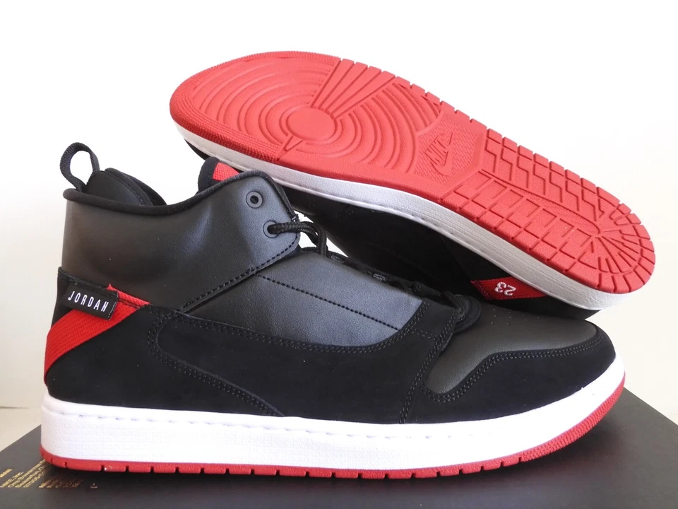 NIKE AIR JORDAN FADEAWAY NEGRO-BLANCO-GIMNASIO ROJO TALLA 14 [AO1329-023] Foto 1 de 4