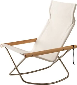 NY-109-NA/WH Nychair Rocking Natural White NY-109 - Picture 1 of 1