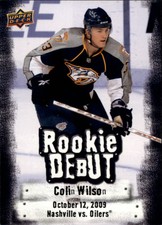 2009-10 (PREDATORS) Upper Deck Rookie Debuts #RD8 Colin Wilson