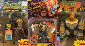 Paquete McFarlane Spawn Medieval Spawn, Overtkill & Ghost Rider Skinner - Imagen 1 de 8