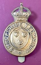 Shropshire Yeomanry Cap Badge.