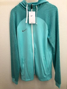 Nike DRI-FIT STRIKE Giacca attiva con cappuccio Hyper Teal DH8768-354 Uomo Taglia S - Foto 1 di 3