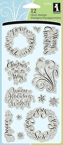 Timbri trasparenti INKADINKADO - AUGURI DI VACANZE CALDI - 12 pezzi - Foto 1 di 2