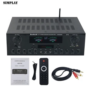 AV-999BT 220V 7 Channel BT Amplifier Hifi Stereo Karaoke w/ 1000W Peak Power - Picture 1 of 7