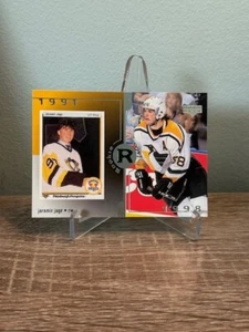 1998 Upper Deck Rookie Rewind Jaromir Jagr #27 Pittsburgh Penguins HHOF - Picture 1 of 2