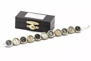 Schreibmaschinentasten Typewriter Armband Upcycling Tasten Taste Keyboard 12 Zei - Bild 1 von 5