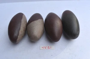 Shiva Lingam Stones,Set of 4 Shiva Stones,Shiva Lingam, Pocket Shiva Lingam~4251 - Bild 1 von 12