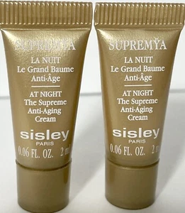 Sisley Paris Supremÿa Supreme Anti-Aging Night Cream 2 travel Sz 2 Ml each NEW! - Picture 1 of 2