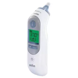 Braun ThermoScan 7 Ohrthermometer Altersabhängige Messung LCD Memory Nachtlicht - Bild 1 von 2