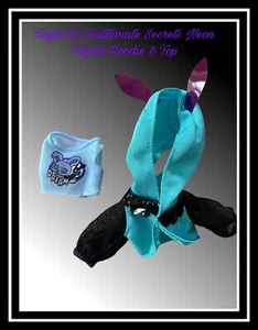 Monster High G3 Twyla Boogeyman Skulltimate Secrets Neon Frights Hoodie & Top - Picture 1 of 3