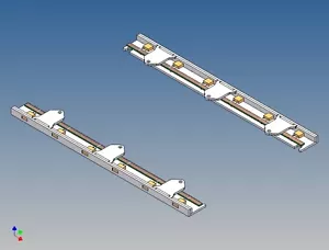 LLV2V -LED-Leistenpaar zu Vollprofilstaukiste für TAMIYA Volvo FH12 2-Achs M1:14 - Bild 1 von 6