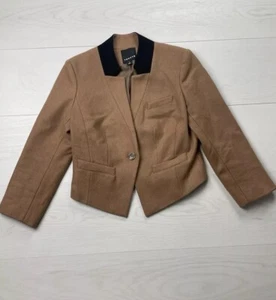 Trouvé Brown One Button Blazer Women’s Small - Picture 1 of 8
