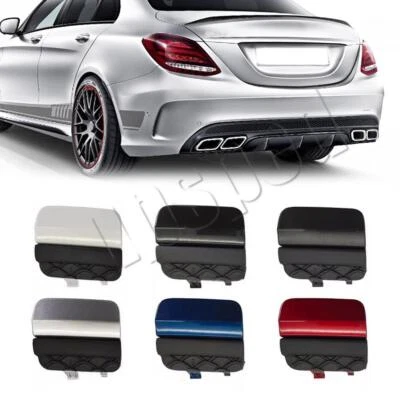 Tapa de gancho de remolque para parachoques trasero para Mercedes Benz W205 C43 Sport 2015-2018 Foto 1 de 4