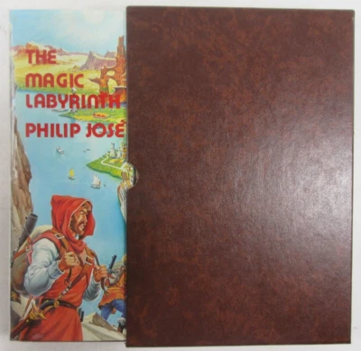 SIGNED LTD 1st ED "The Magic Labyrinth" Philip Jose Farmer 1980 HC DJ Slipcase - Image 1 of 4