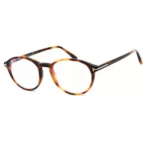 Tom Ford Unisex Eyeglasses Blonde Havana Full-Rim Plastic Frame FT5753-B 053 - Picture 1 of 2