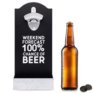 Wand Flaschenöffner Verschluss Fänger lustig Bier Deko Mann Höhle Bar Geschenk - Bild 1 von 5