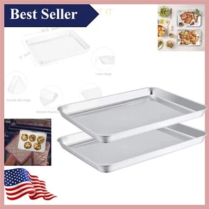 Heavy-Duty Stainless Steel Baking Tray Set for Efficient Daily Roasting & Baking - Picture 1 of 2