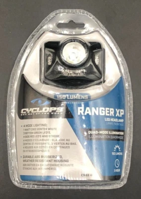 Cyclops Ranger XP 4 Etapas Ajustable Negro Diadema Correa Faro CYC-RNG1XP Foto 1 de 4