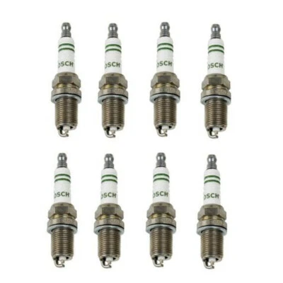 8PCS OE Germany Silver Spark Plug For Rolls-Royce Corniche Mercedes SL500 V8 - Image 1 of 2