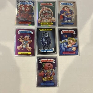 2022 TOPPS CHROME GARBAGE PAIL KIDS - 7 Card Lot - 2 SILVER REFRACTOR - SERIES 5 - Picture 1 of 15